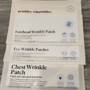 Wrinkles Schminkles Beginners Bundle - Forehead, Chest, And Eye Wrinkle Patches.